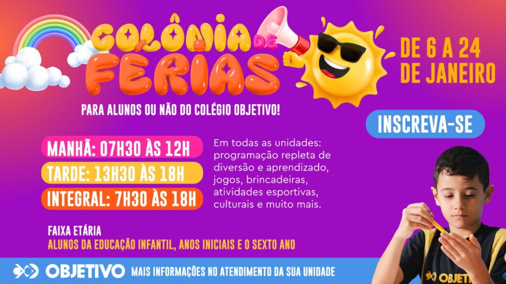 Colônia de Férias Colégio Objetivo